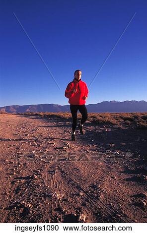 Woman Jogging View Large Photo Image Stock Image - Woman Jogging. Fotosearch