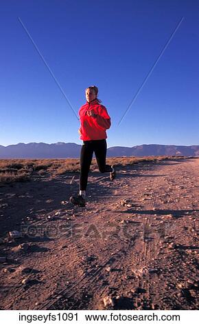 Woman Jogging View Large Photo Image Stock Image - Woman Jogging. Fotosearch
