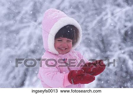 Young Girl in Snowsuit View Large Photo Image Stock Image - Young Girl in Snowsuit. Fotosearch