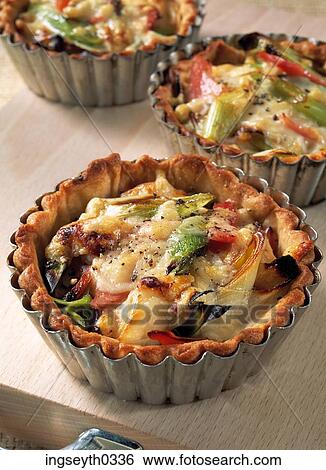 bacon & leek tarts, bacon, leek, tarts, tart, savoury tart, snack View Large Photo Image Stock Photograph - bacon & leek tarts, bacon, leek, tarts, tart, savoury tart, snack. Fotosearch
