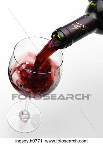 Bottle and a glass of red wine View Large Photo Image Stock Image - Bottle and a glass of red wine. Fotosearch