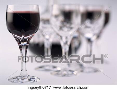 Bottle and a glass of red wine View Large Photo Image Stock Photo - Bottle and a glass of red wine. Fotosearch