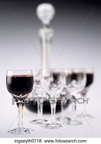 Bottle and a glass of red wine View Large Photo Image Stock Photo - Bottle and a glass of red wine. Fotosearch