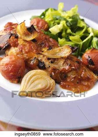 Stock Photo - Bottle and a glass of red wine. Fotosearch