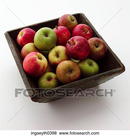 bowl, bowl, green, red, apples, food, apple View Large Photo Image Stock Photo - bowl, bowl, green, red, apples, food, apple. Fotosearch