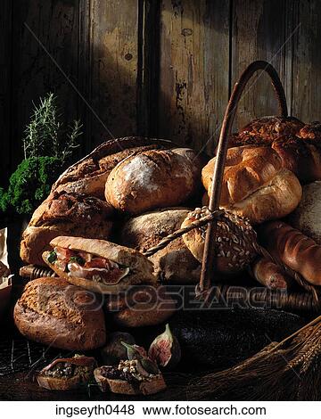 Bread, Breads, bread selection, bakery, baking, flour, rolls View Large Photo Image Stock Photo - Bread, Breads, bread selection, bakery, baking, flour, rolls. Fotosearch