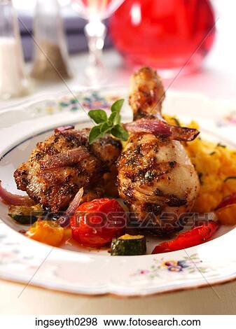 chicken, vegetables, lunch, dinner, food, diet, nutritian View Large Photo Image Stock Photo - chicken, vegetables, lunch, dinner, food, diet, nutritian. Fotosearch
