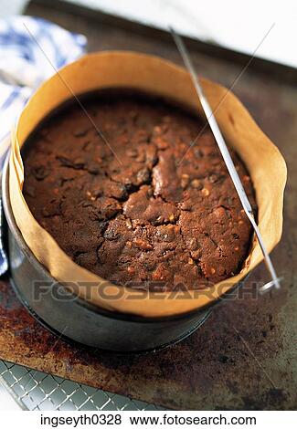 Stock Photo - christmas cake, xmas cake, cake, food, diet, nutritian, eat. Fotosearch