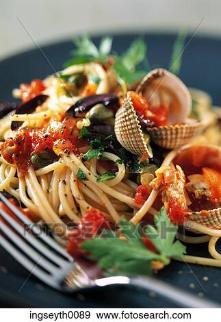 cockles, shellfish, spaghetti, italian, vongoles, pasta, sea food View Large Photo Image Stock Photo - cockles, shellfish, spaghetti, italian, vongoles, pasta, sea food. Fotosearch