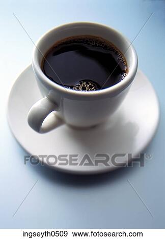 Coffee, black coffee, coffeee cup, white coffee cup, cup & saucer, cup, saucer View Large Photo Image Stock Photo - Coffee, black coffee, coffeee cup, white coffee cup, cup & saucer, cup, saucer. Fotosearch