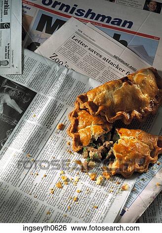 Cornish Pastie, take away, newspaper, Cornish, Pastie, pasties, food View Large Photo Image Stock Photograph - Cornish Pastie, take away, newspaper, Cornish, Pastie, pasties, food. Fotosearch