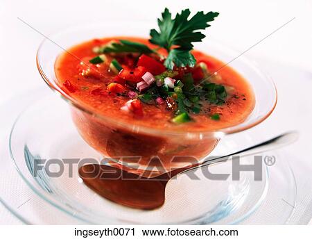 gazpacho, gazpacho soup, chilled, chilled soup, tomato, cold soup, fresh View Large Photo Image Stock Image - gazpacho, gazpacho soup, chilled, chilled soup, tomato, cold soup, fresh. Fotosearch