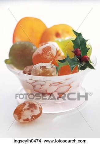 Glace Fruit, Fruit, Glace, ice cream, pudding, sweet, dessert View Large Photo Image Picture - Glace Fruit, Fruit, Glace, ice cream, pudding, sweet, dessert. Fotosearch