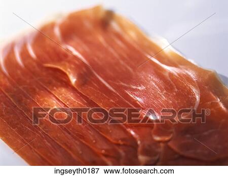 ham, serrano, parma ham, slice of ham, slices of ham, food, diet View Large Photo Image Stock Photo - ham, serrano, parma ham, slice of ham, slices of ham, food, diet. Fotosearch