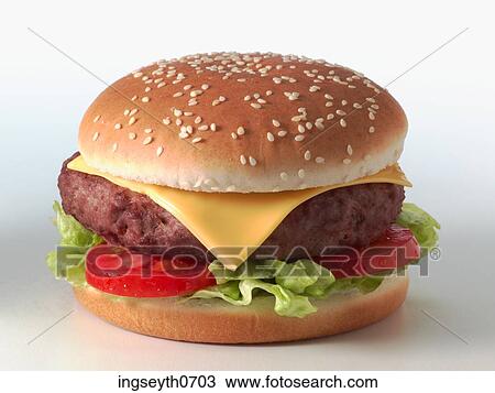 hamburger, take away, bun, sesame bun, beefbuger, american food, cheese burger View Large Photo Image Stock Image - hamburger, take away, bun, sesame bun, beefbuger, american food, cheese burger. Fotosearch