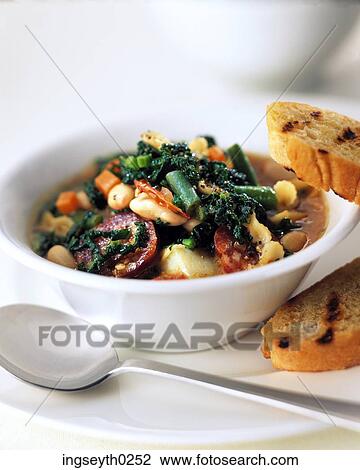 minestrone, soup, food, diet, nutritian, eat, edible View Large Photo Image Stock Image - minestrone, soup, food, diet, nutritian, eat, edible. Fotosearch