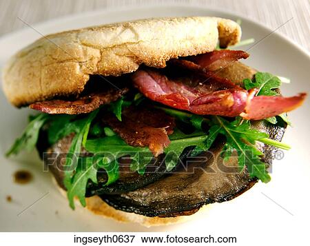 Mushroom Bun, sandwich, roll, snack, Bun, Mushroom, food View Large Photo Image Stock Photo - Mushroom Bun, sandwich, roll, snack, Bun, Mushroom, food. Fotosearch