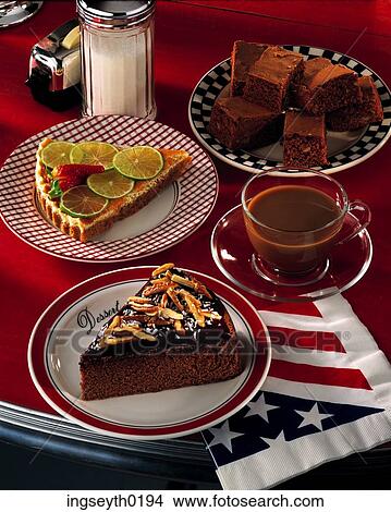 Picture - nutritian, American, diet, food, cakes, eat, American cakes. Fotosearch