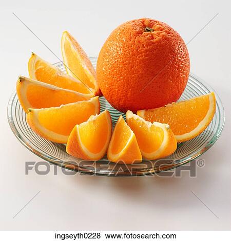 orange, orange segments, plate, fuit, food, diet, nutritian View Large Photo Image Stock Photo - orange, orange segments, plate, fuit, food, diet, nutritian. Fotosearch