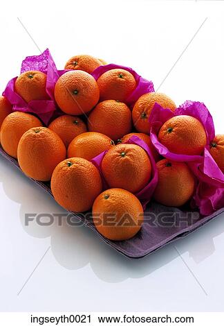 Stock Image - oranges, fruit, orange, food, diet, nutritian, eat. Fotosearch