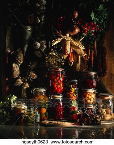 Pantry, larder, food store, herbs, spices, foods, deli View Large Photo Image Stock Image - Pantry, larder, food store, herbs, spices, foods, deli. Fotosearch