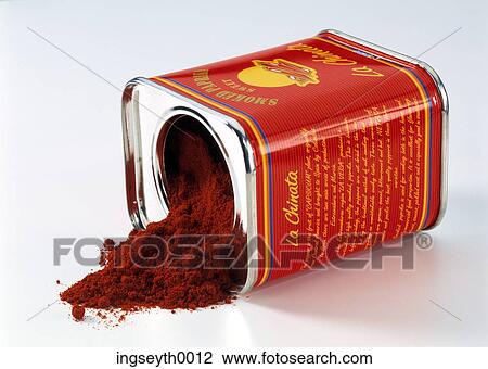 paprika, tin, paprika powder, hot spice, spices, spice View Large Photo Image Stock Image - paprika, tin, paprika powder, hot spice, spices, spice. Fotosearch