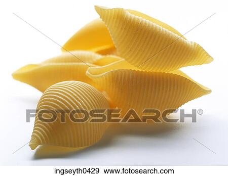 pasta, Italian, dry, shells, food, diet, nutritian View Large Photo Image Stock Photo - pasta, Italian, dry, shells, food, diet, nutritian. Fotosearch