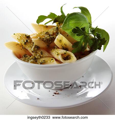 pesto penne, pesto, penne, food, diet, nutritian, eat View Large Photo Image Stock Image - pesto penne, pesto, penne, food, diet, nutritian, eat. Fotosearch