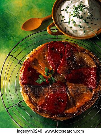 roast pepper tart, roast pepper, pepper, tart, lunch, snack, food View Large Photo Image Stock Photo - roast pepper tart, roast pepper, pepper, tart, lunch, snack, food. Fotosearch