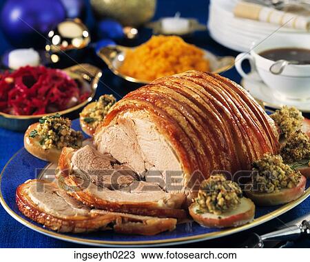 roast pork, crackling, apple sauce, aplles, puree, coffee, banquet View Large Photo Image Stock Image - roast pork, crackling, apple sauce, aplles, puree, coffee, banquet. Fotosearch