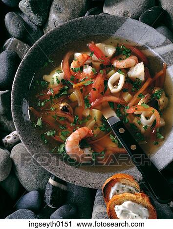 Seafood soup, Seafood, soup, food, diet, nutritian, eat View Large Photo Image Stock Image - Seafood soup, Seafood, soup, food, diet, nutritian, eat. Fotosearch