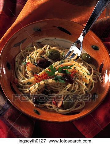 spaghetti, spaghetti olives, mince, tomato, meat, italian, folk View Large Photo Image Stock Photo - spaghetti, spaghetti olives, mince, tomato, meat, italian, folk. Fotosearch
