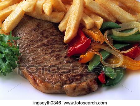 steak, sirloin, grilled, peppers, red, orange, plate View Large Photo Image Stock Photograph - steak, sirloin, grilled, peppers, red, orange, plate. Fotosearch