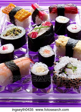 sushi, fish, japanese, raw, rice, prawn, maki View Large Photo Image Stock Photography - sushi, fish, japanese, raw, rice, prawn, maki. Fotosearch