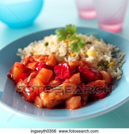 Sweet n Sour Chicken, sweet & sour chicken, bowl, chinese food, chop sticks, Chicken, Sour View Large Photo Image Stock Photograph - Sweet n Sour Chicken, sweet & sour chicken, bowl, chinese food, chop sticks, Chicken, Sour. Fotosearch