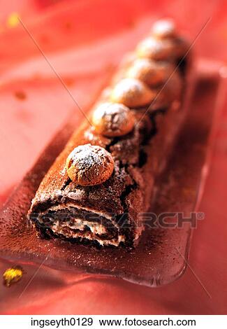 swiss roll, chocolat roll, chocolat sponge roll, chocolat log, pudding, dessert, sweet View Large Photo Image Stock Photo - swiss roll, chocolat roll, chocolat sponge roll, chocolat log, pudding, dessert, sweet. Fotosearch