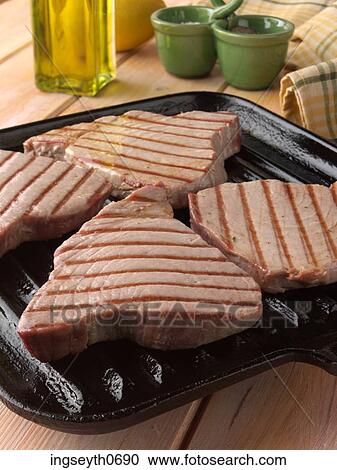 Tuna, tuna steak, griddled tuna, fish, sea food, fish steak, food View Large Photo Image Stock Image - Tuna, tuna steak, griddled tuna, fish, sea food, fish steak, food. Fotosearch