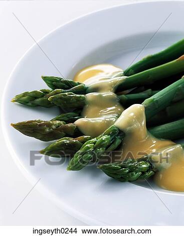 vegetable, hollandaise, green, cooked, plate, starter, asparagus View Large Photo Image Picture - vegetable, hollandaise, green, cooked, plate, starter, asparagus. Fotosearch
