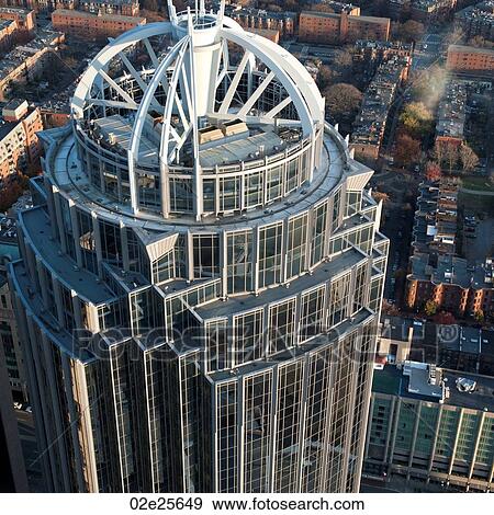 Aerial view of skyscraper in Boston, Massachusetts, USA View Large Photo Image Stock Photo - Aerial view of skyscraper in Boston, Massachusetts, USA. Fotosearch