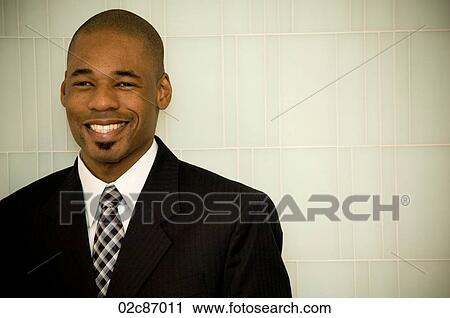 Stock Image - African-American Businessman.. Fotosearch