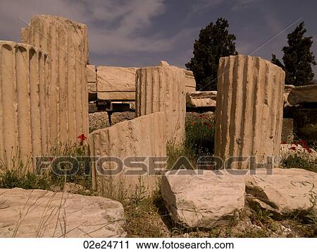 Ancient ruins in Athens Greece View Large Photo Image Stock Image - Ancient ruins in Athens Greece. Fotosearch