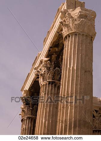 Ancient ruins in Athens Greece View Large Photo Image Stock Photo - Ancient ruins in Athens Greece. Fotosearch