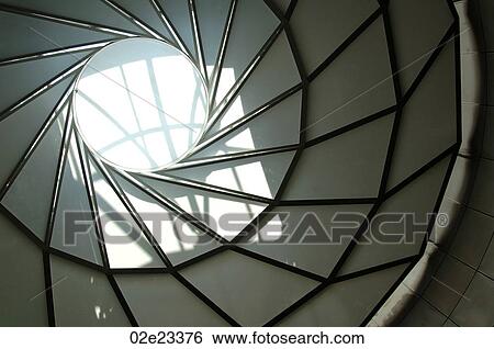 Stock Photograph - Architectural detail with sunlight shining.. Fotosearch