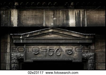 Stock Photo - Architectural detail with the number 100.. Fotosearch
