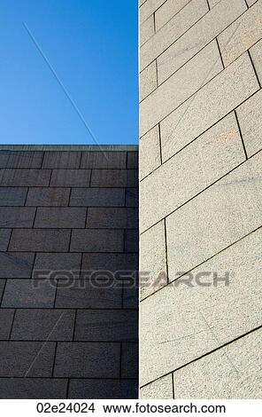 Architectural grid work on brick wall. View Large Photo Image Picture - Architectural grid work on brick wall.. Fotosearch