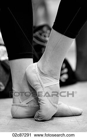 Ballet dancer's feet, waiting to dance. View Large Photo Image Stock Image - Ballet dancer's feet, waiting to dance.. Fotosearch