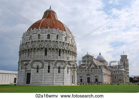 Baptistery in Piazza dei Miracoli, Pisa, Tuscany, Italy View Large Photo Image Stock Photo - Baptistery in Piazza dei Miracoli, Pisa, Tuscany, Italy. Fotosearch