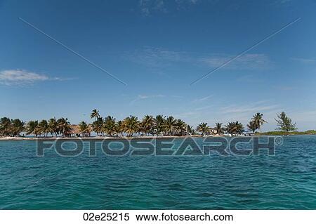 Belize Barrier Reef, Laughing Bird Caye View Large Photo Image Stock Photography - Belize Barrier Reef, Laughing Bird Caye. Fotosearch