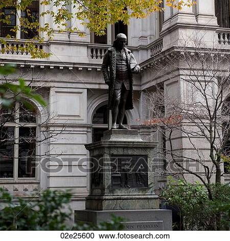 Stock Image - Benjamin Franklin Boston, Massachusetts, USA. Fotosearch