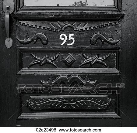 Black decorative door. View Large Photo Image Stock Photo - Black decorative door.. Fotosearch